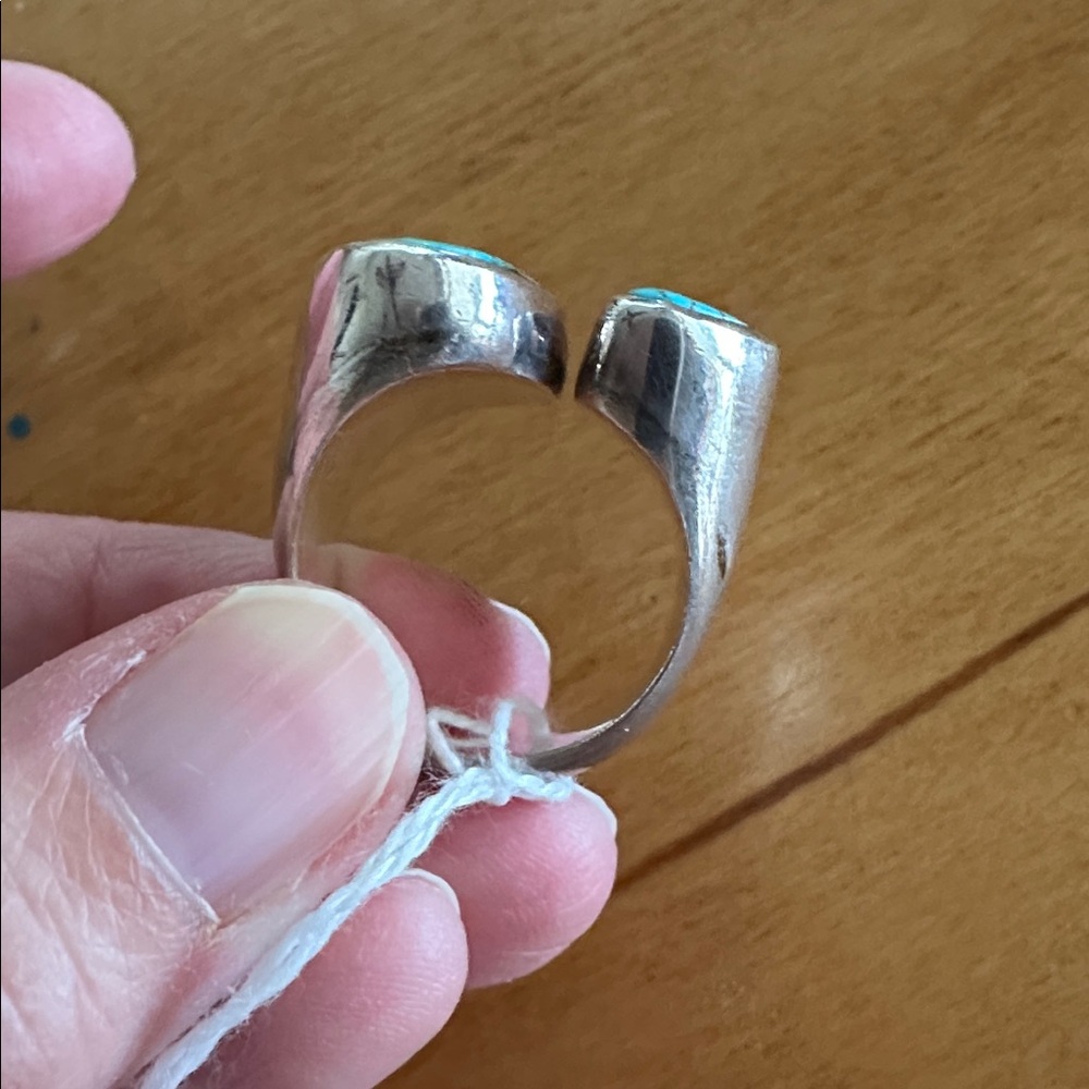 Dana Voorhees Turquoise Ring Size 8 - Picture 3 of 4